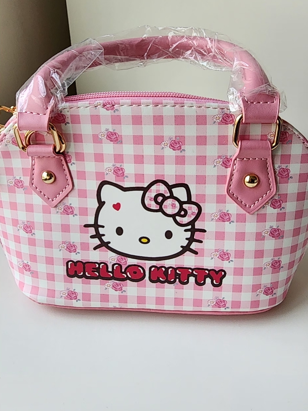 Hello Kitty Pink Gingham Mini Bag